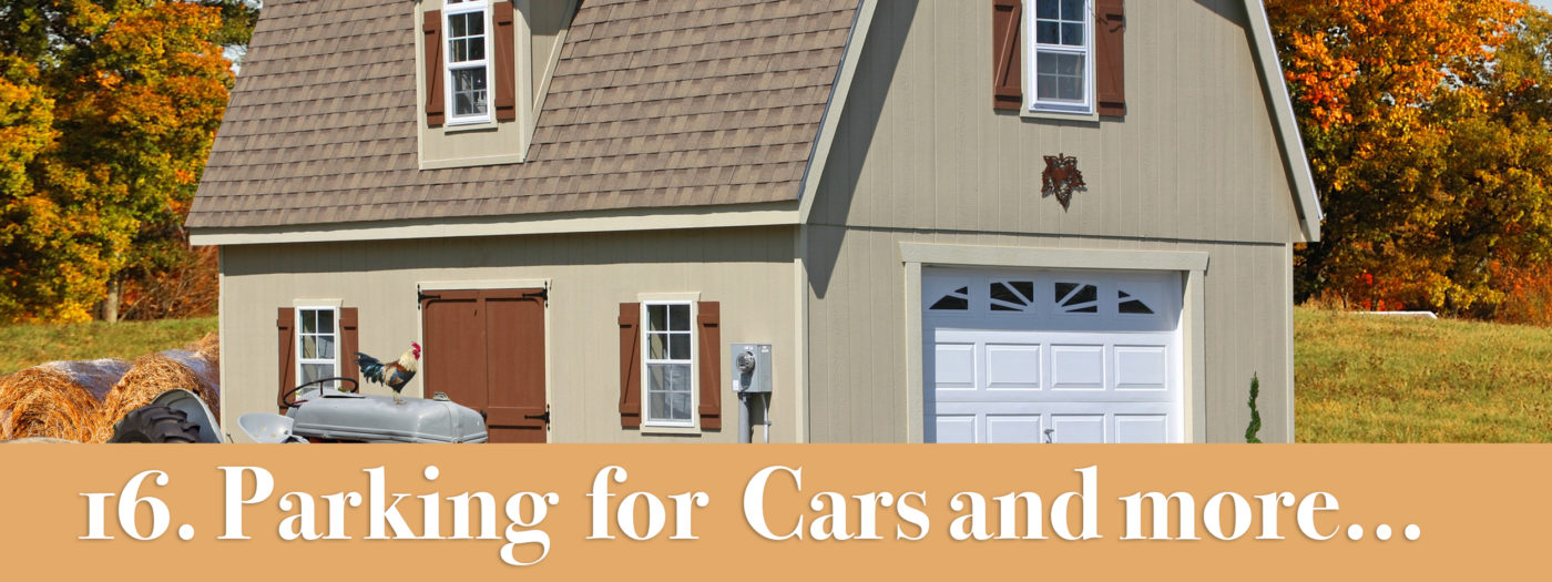 car parking sheds