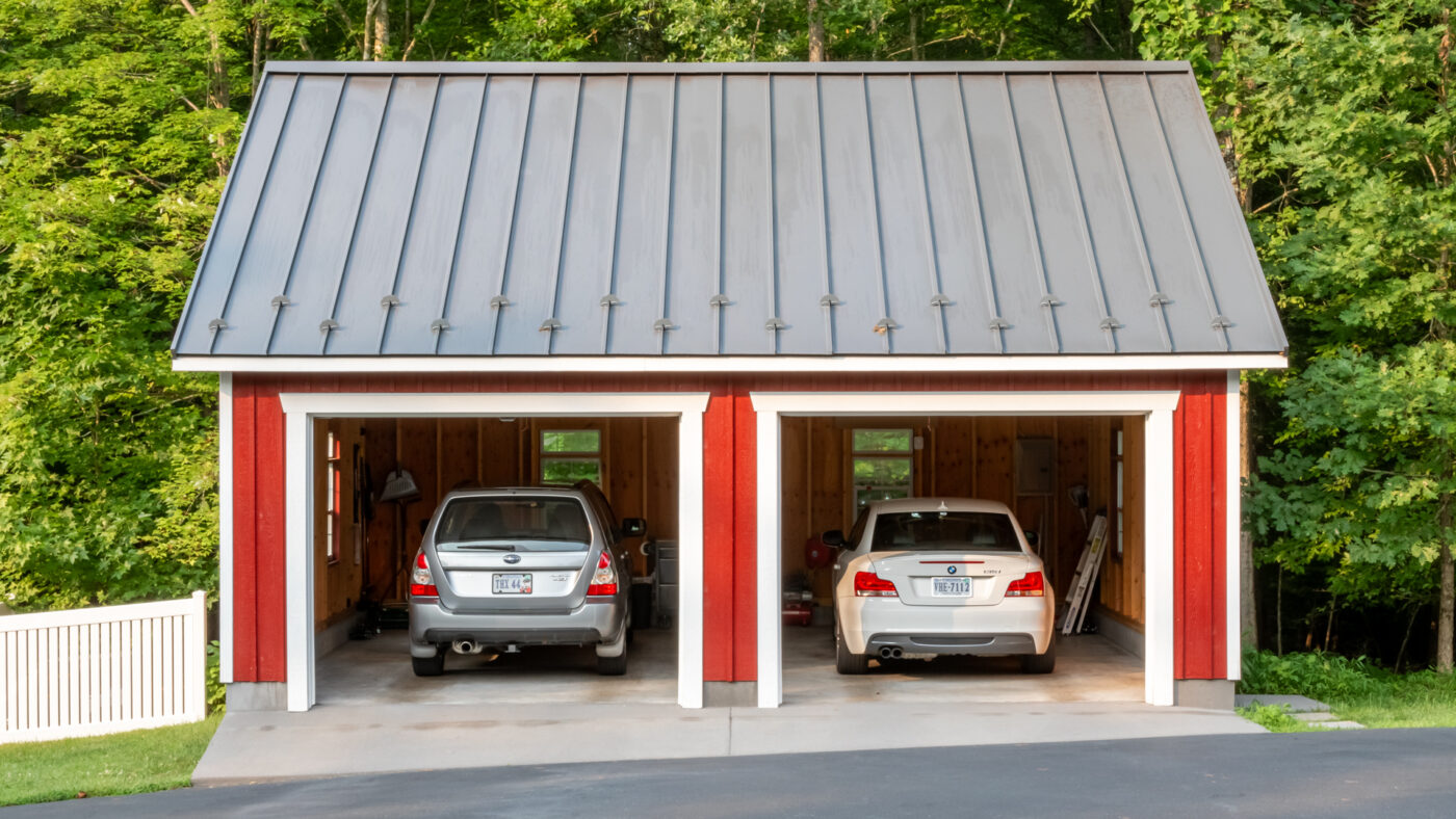installation on concrete pad by Sheds Unlimited