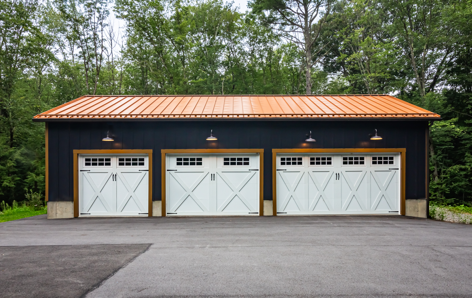 standard workshop three car garage 5