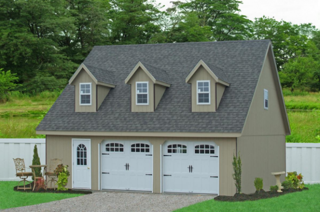 two car garage for sale